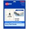 Avery Printable Single Rounded Corner Rectangle Flat Cards, 3-1/2" x 5", Matte Ivory Cardstock, Print-to-The-Edge, Laser/Inkjet Printable, 40 Total, Great for Product Branding, Marketing, and More